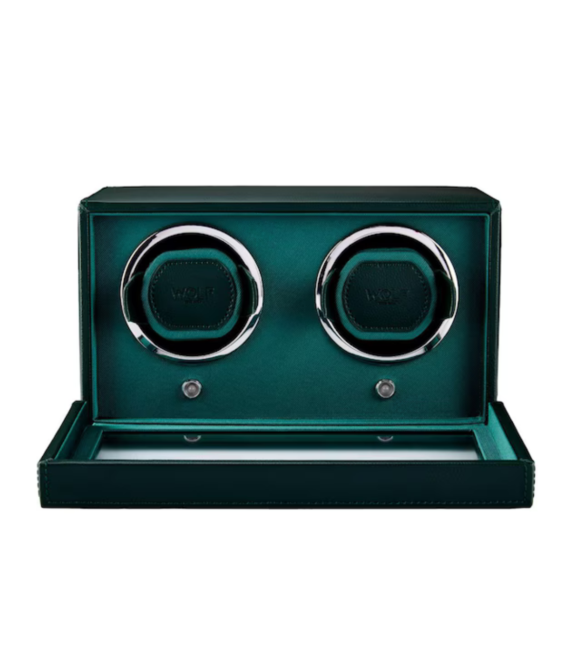 WOLF Cub Double Watch Winder with Cover